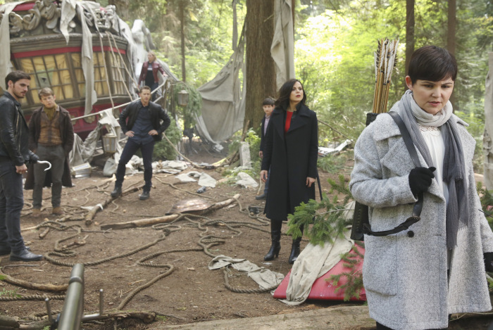 ONCE UPON A TIME - "The Savior" - As "Once Upon a Time" returns to ABC for its sixth season, SUNDAY, SEPTEMBER 25 (8:00-9:00 p.m. EDT), on the ABC Television Network, so does its classic villain-the Evil Queen. (ABC/Jack Rowand) COLIN O'DONOGHUE, HANK HARRIS, JOSH DALLAS, JENNIFER MORRISON, JARED S. GILMORE, LANA PARRILLA, GINNIFER GOODWIN